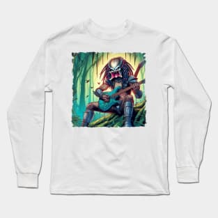 Predator rocking out Long Sleeve T-Shirt